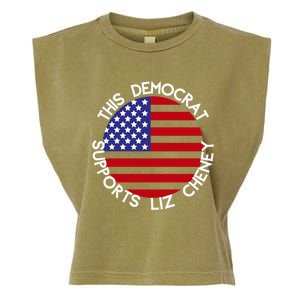 This Democrat Supports Liz Cheney Republican Trendy Gift Garment-Dyed Women's Muscle Tee