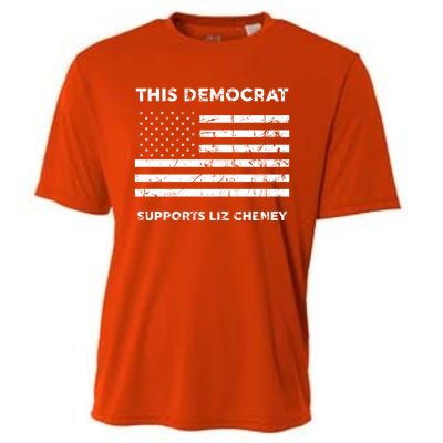 This Democrat Supports Liz Cheney Gift Cooling Performance Crew T-Shirt