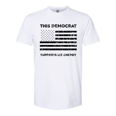 This Democrat Supports Liz Cheney Gift Softstyle® CVC T-Shirt