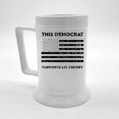 This Democrat Supports Liz Cheney Gift Beer Stein