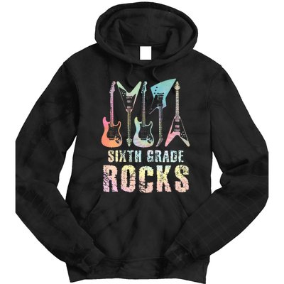 Tie Dye Sixth Grade Rocks Teacher Tie Dye Hoodie