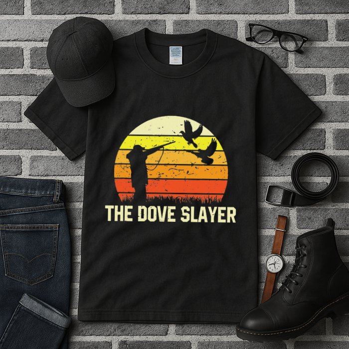 The Dove S.L.A.Y.E.R Vintage Retro Dove Hunting Tall T-Shirt