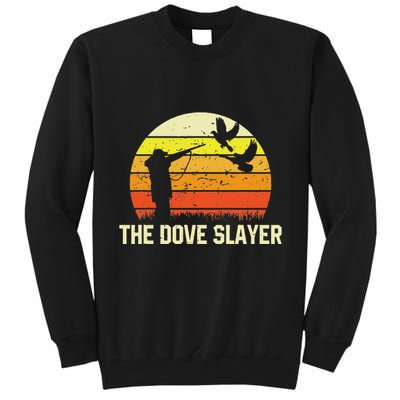 The Dove S.L.A.Y.E.R Vintage Retro Dove Hunting Tall Sweatshirt