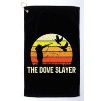 The Dove S.L.A.Y.E.R Vintage Retro Dove Hunting Golf Towel