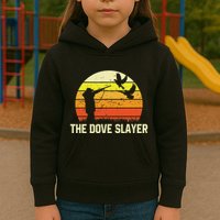 The Dove S.L.A.Y.E.R Vintage Retro Dove Hunting Kids Hoodie