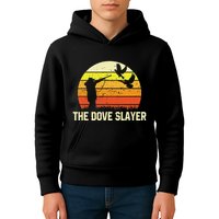 The Dove S.L.A.Y.E.R Vintage Retro Dove Hunting Kids Hoodie