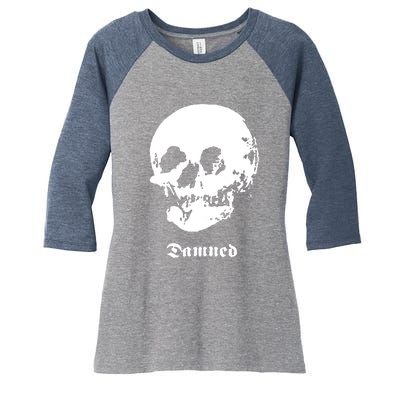 The Damned Stretcher Case Baby Women's Tri-Blend 3/4-Sleeve Raglan Shirt