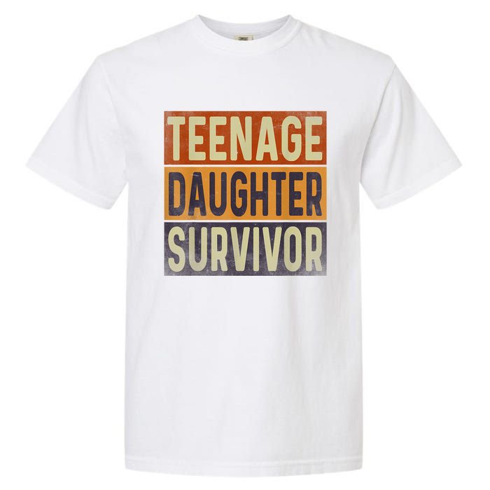 Teenage Daughter Survivor Retro Vintage Garment-Dyed Heavyweight T-Shirt