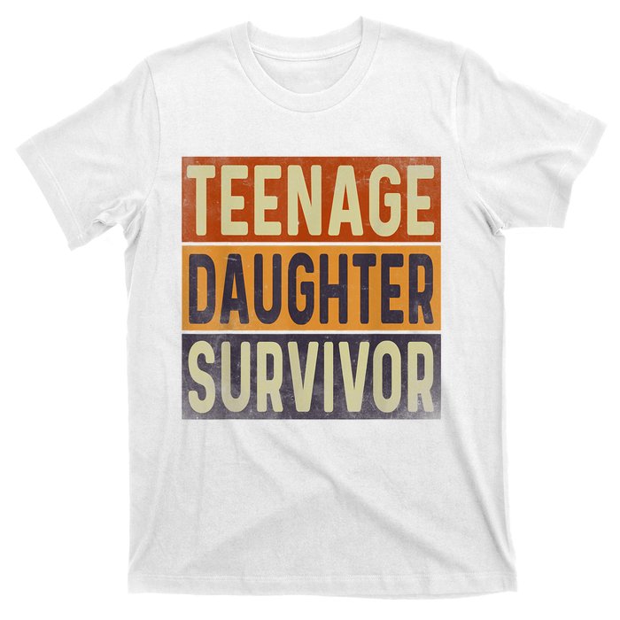 Teenage Daughter Survivor Retro Vintage T-Shirt