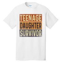 Teenage Daughter Survivor Retro Vintage Tall T-Shirt