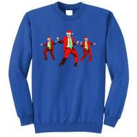 Trump Dance Santa Claus Christmas Xmas Pajamas Tall Sweatshirt