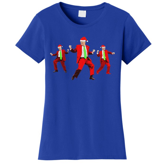 Trump Dance Santa Claus Christmas Xmas Pajamas Women's T-Shirt