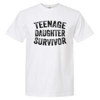 Teenage Daughter Survivor Funny Vintage Garment-Dyed Heavyweight T-Shirt