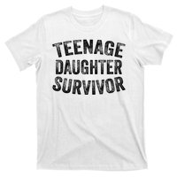 Teenage Daughter Survivor Funny Vintage T-Shirt