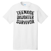 Teenage Daughter Survivor Funny Vintage Tall T-Shirt