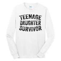 Teenage Daughter Survivor Funny Vintage Tall Long Sleeve T-Shirt