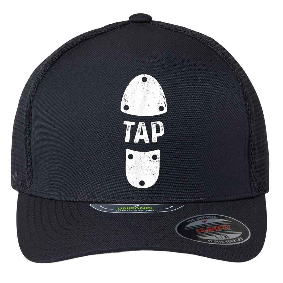 Tap Dancer Shoe Tap Dance Flexfit Unipanel Trucker Cap