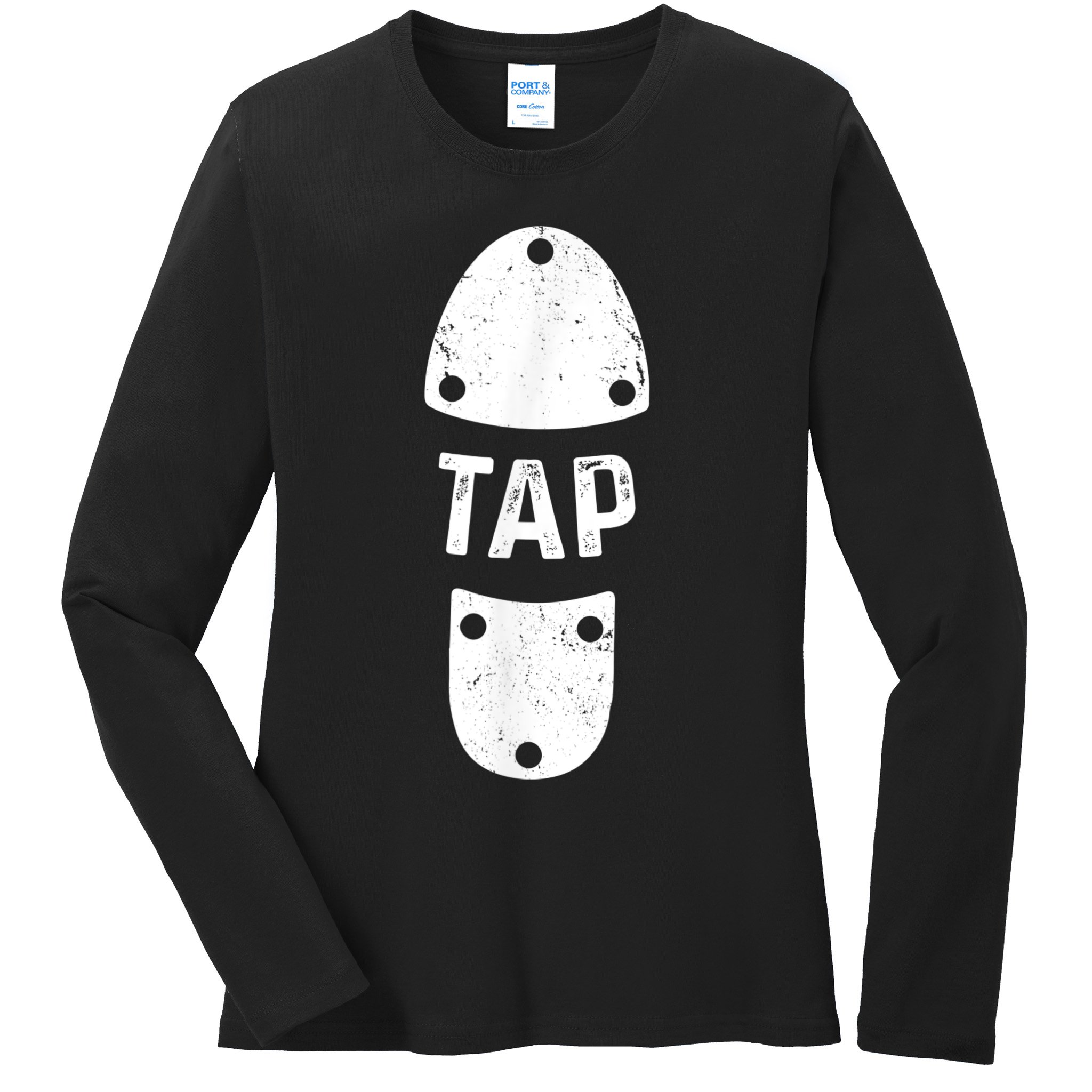 Tap Dancer Shoe Tap Dance Ladies Long Sleeve Shirt
