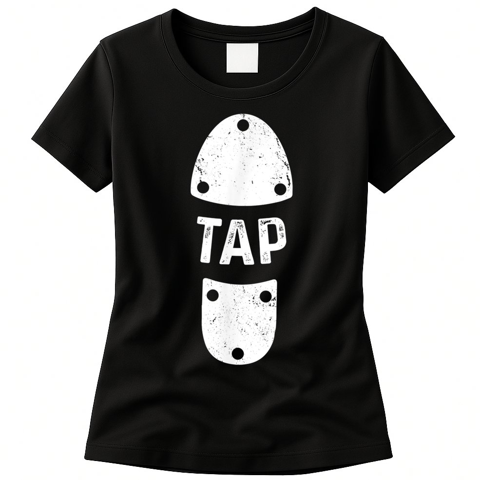 Tap Dancer Shoe Tap Dance Womens T-Shirt