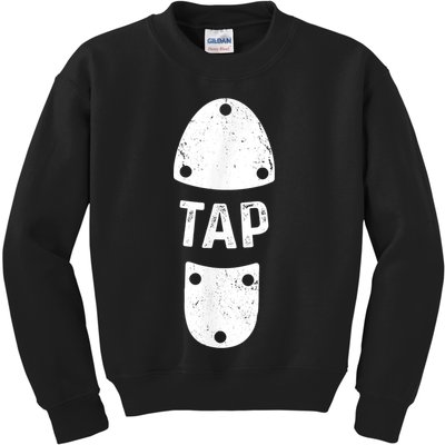 Tap Dancer Shoe Tap Dance Kids Sweatshirt
