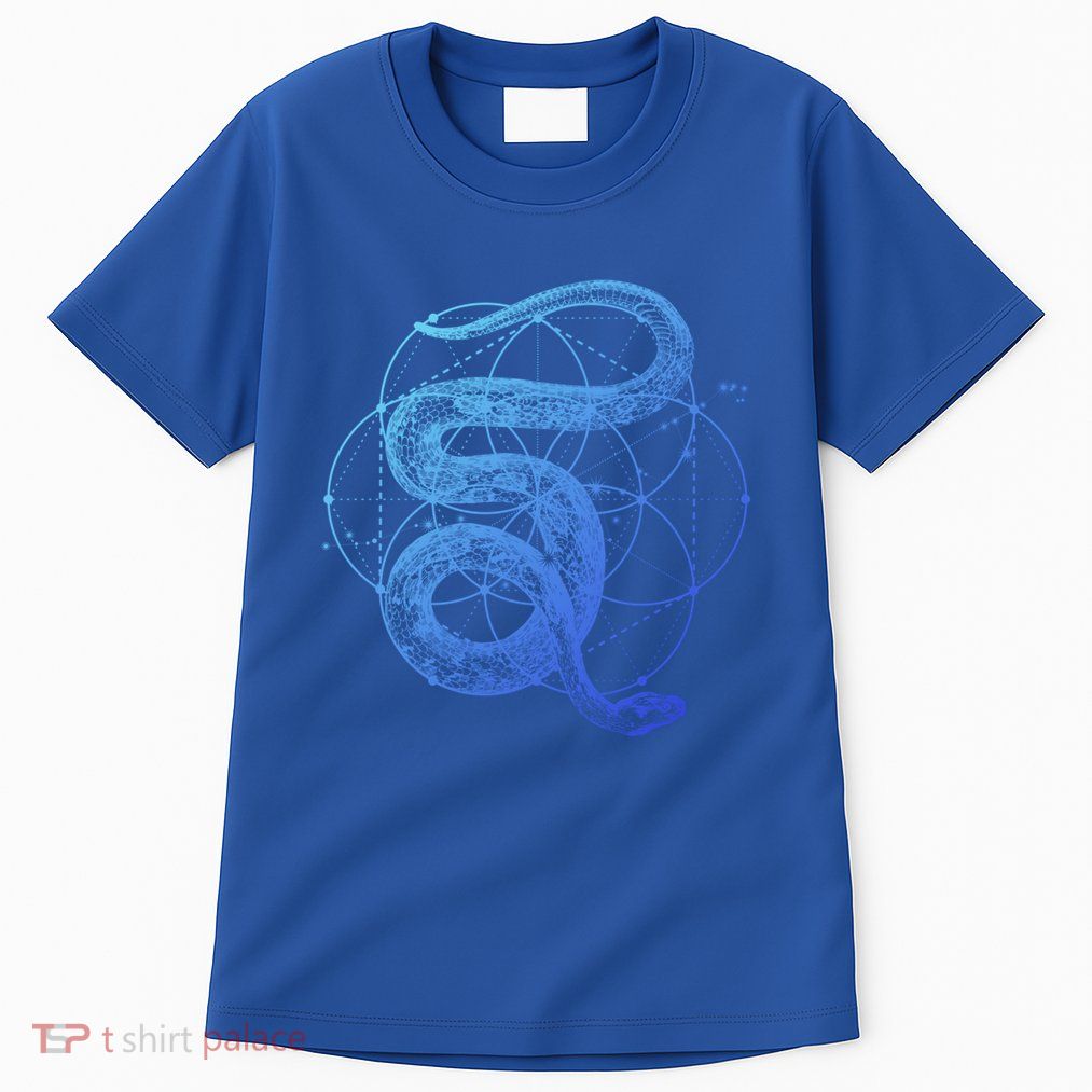 The Dharma Store Sacred Geometry Seed Of Life Snake Gift Tall T-Shirt
