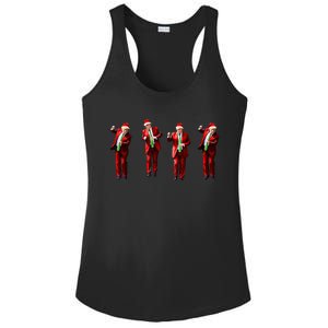 Trump Dance Santa Claus Christmas Xmas Pajamas Ladies PosiCharge Competitor Racerback Tank