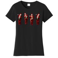 Trump Dance Santa Claus Christmas Xmas Pajamas Women's T-Shirt