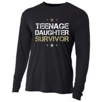 Teenage Daughter Survivor Teenager Dad Mom FatherS Day Cooling Performance Long Sleeve Crew