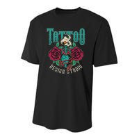 Tattoo Design Studio Youth Performance Sprint T-Shirt