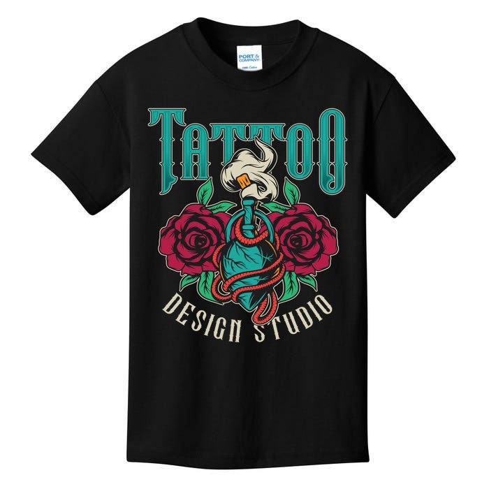 Tattoo Design Studio Kids T-Shirt