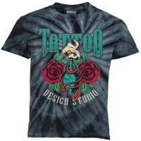 Tattoo Design Studio Kids Tie-Dye T-Shirt