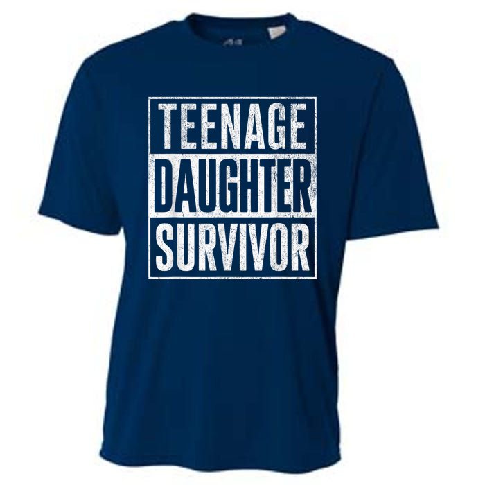 Teenage Daughter Survivor FatherS Day Present Dad Joke Cooling Performance Crew T-Shirt