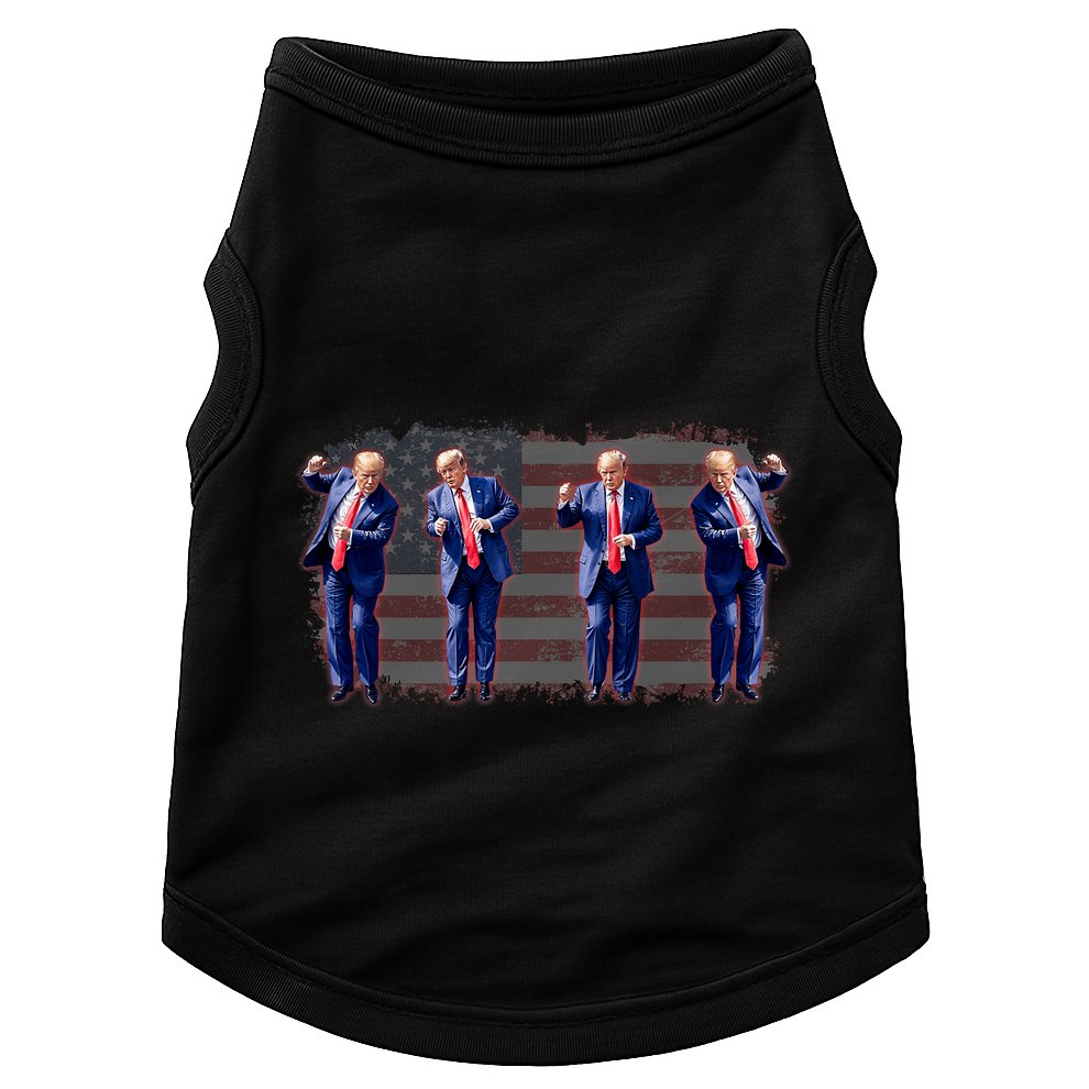 Trump Dance Save America Trump 2024 Trump 45 47 Funny Trump Doggie Tank