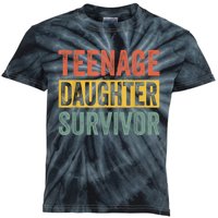 Teenage Daughter Survivor Funny Parenting Gift Kids Tie-Dye T-Shirt