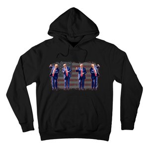 Trump Dance Save America Trump 2024 Trump 45 47 Funny Trump Hoodie