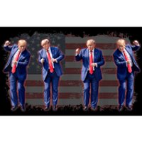 Trump Dance Save America Trump 2024 Trump 45 47 Funny Trump Bumper Sticker