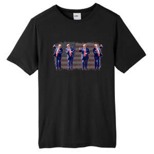 Trump Dance Save America Trump 2024 Trump 45 47 Funny Trump Tall Fusion ChromaSoft Performance T-Shirt