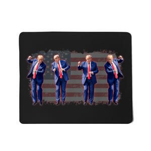 Trump Dance Save America Trump 2024 Trump 45 47 Funny Trump Mousepad