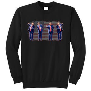 Trump Dance Save America Trump 2024 Trump 45 47 Funny Trump Tall Sweatshirt