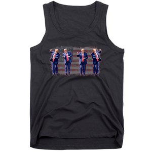 Trump Dance Save America Trump 2024 Trump 45 47 Funny Trump Tank Top