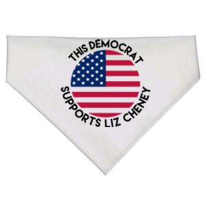 This Democrat Supports Liz Cheney Funny Election USA-Made Doggie Bandana