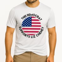 This Democrat Supports Liz Cheney Funny Election Cooling Performance Crew T-Shirt