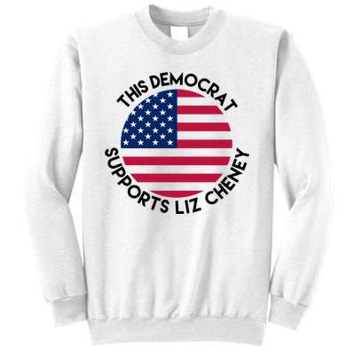 This Democrat Supports Liz Cheney Funny Election Sweatshirt