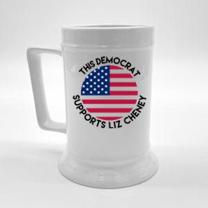 This Democrat Supports Liz Cheney Funny Election Beer Stein