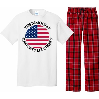 This Democrat Supports Liz Cheney Funny Election Pajama Set