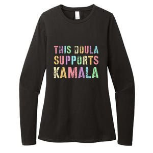 This Doula Supports Kamala 2024 47th Joyful Warrior Womens CVC Long Sleeve Shirt