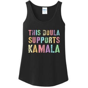 This Doula Supports Kamala 2024 47th Joyful Warrior Ladies Essential Tank