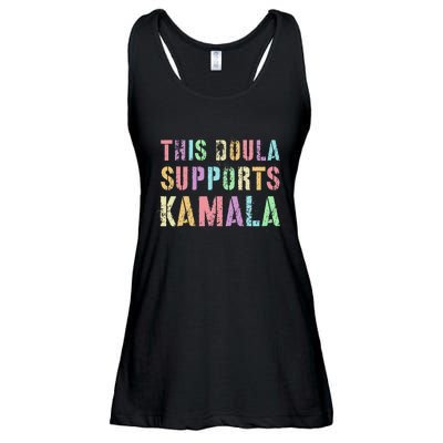 This Doula Supports Kamala 2024 47th Joyful Warrior Ladies Essential Flowy Tank