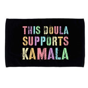 This Doula Supports Kamala 2024 47th Joyful Warrior Microfiber Hand Towel