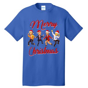 Trump Dance Santa Claus Christmas Xmas Pajamas Holiday Tall T-Shirt